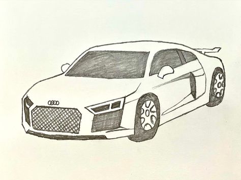 Hello everyone! In this YouTube video, we will learn how to draw an Audi car step by step. Whether you're a fan of Audi cars or looking to learn the art of car drawing, this tutorial is perfect for you. To create this drawing, we will need a few simple materials. First, grab a sheet of paper or a sketchbook and a pencil. Then, you can use a black pen or a fine-tip marker to outline the car's features. #cardrawing #çizim #drawing Drawing Ideas Easy Car, Drawing Cars Sketches, Cool Drawings For Boys, Audi Car Drawing, Easy Drawings Car, Easy Car Sketch, Cool Car Drawings Easy, Cars To Draw, Car Outline Drawing