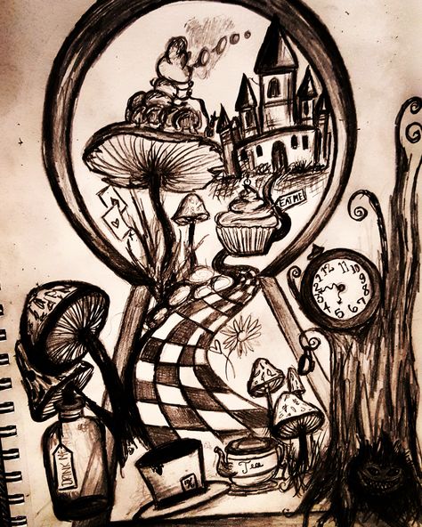 Wonderland doodles Wonderland Sketches Drawings, Alice In Wonderland Keyhole Drawing, Alice In Wonderland Through The Keyhole, Alive In Wonderland Drawing, Alice In Wonderland Tattoo Keyhole, Alice In Wonderland Keyhole Art, Alice In Wonderland Inspired Drawings, Alice In Wonder Land Drawing, Alice In Wonderland Tattoo Black And White