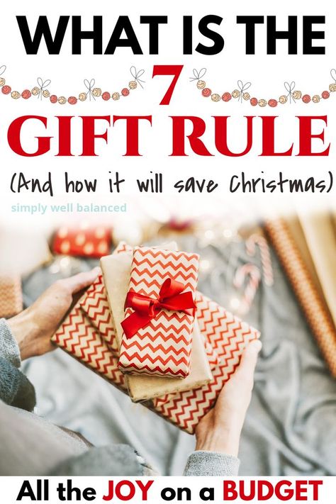 Christmas Present Rules, Christmas Gift Category List, Christmas Presents Something You Need, 4 Present Christmas Rule, Christmas Four Gift Rule, 4 Presents For Christmas Rule, 4 Gift Rule Ideas, Christmas Gift Ideas Something You Need, 7 Christmas Gifts For Kids