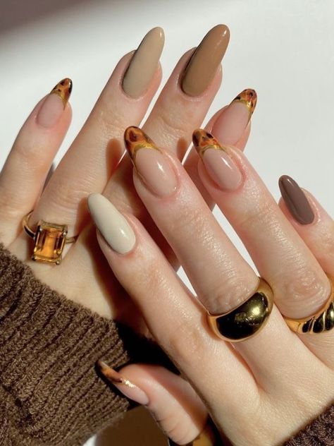 Brown Nail, Brown Nails Design, Thanksgiving Nail Designs, Thanksgiving Nail Art, Thanksgiving Nail, Latest Nail Trends, Seasonal Nails, Thanksgiving Nails, Trendy Nail Design