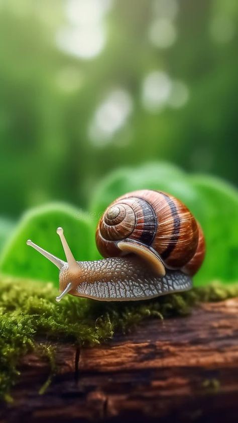 Colorful Tropical Cute A Snail Blurry Background royalty free stock photos Animal Art Reference Photo, Free To Use Images Stock Photos, Snail Reference, Natural Forms Photography, Snails Photography, Snail Picture, Snail Wallpaper, Animal Reference Photos, Alchemy Ingredients