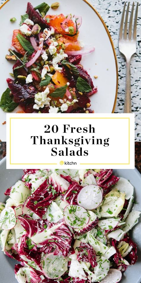 20 Fresh and Vibrant Salads for Thanksgiving Thanksgiving Chopped Salad Recipes, Fresh Thanksgiving Salads, Thanksgiving Salad Recipes Nut Free, Lettuce Salad For Thanksgiving, Thanksgiving Salad Nut Free, Easy Salad For Thanksgiving, Elegant Salads Dinner Parties, Holiday Lettuce Salad, Vegan Thanksgiving Salad Recipes