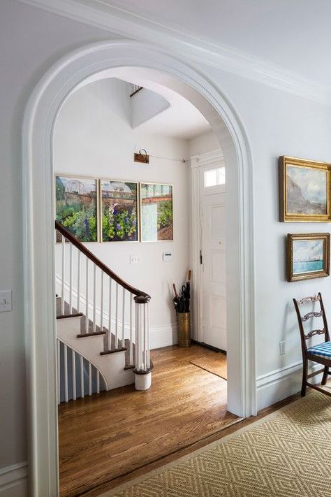 Door Arches Interior, Arch In Homes Interiors, Interior Arch Doorway, Arch Doorway Molding, Arch Way Design, Door Types Interior, Arch Doorway Trim, Doorway Arch Ideas, Arch In Home