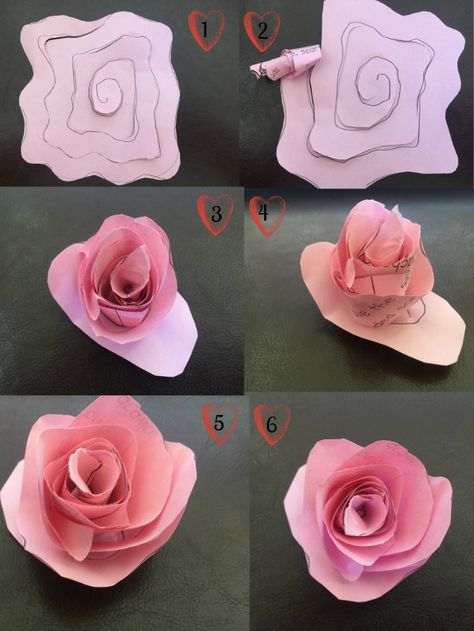 Flower Twisting Craft Tutorial – Quick And Easy #iCraft #MyValentine #CraftIdeas #crafttutorial #flowertwistingcrafrt Paper Flowers Diy Easy, Diy Flores, Quick And Easy Crafts, Desain Quilling, Easy Paper Flowers, Wine Bottle Diy Crafts, Paper Rose, Craft Tutorial, Paper Flowers Diy