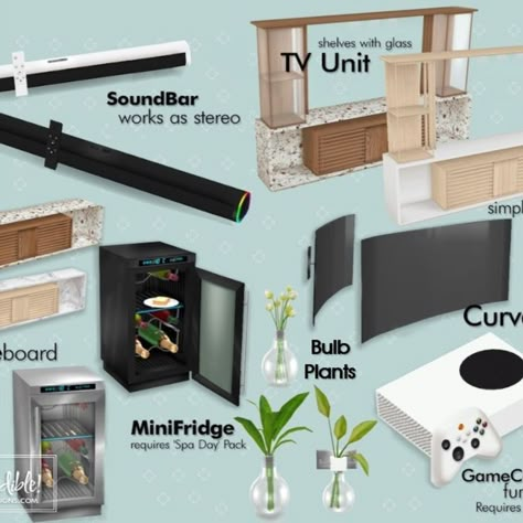 Released on 2022 by SIMcredibledesigns.com The Sims 4 Pack, Mod Living Room, Living Room Sims 4, Sims 4 Cc Furniture Living Rooms, Cluttered Bedroom, Bedroom Revamp, Sims 4 Sims, Sims 4 Cheats, Sims 4 Tsr