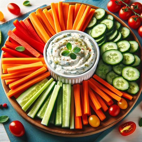 Cooking up Joy - Made with love: Veggie Sticks with Dip: A Healthy Snack for Kids Picnic Veggie Tray, Veggie Party Ideas, Vegetables Finger Food, Birthday Healthy Food, Veggie Sticks And Dip, Healthy Food For Birthday Party, Kids Party Food Healthy, Vegetable Sticks And Dip, Healthy Snacks Platter