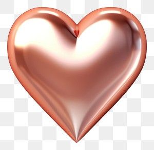 Rose Gold Stickers, Glowing Jewelry, Y2k Stickers, Heart 3d, Png Heart, Gold Stickers, 3d Heart, Rose Gold Heart, Metal Texture