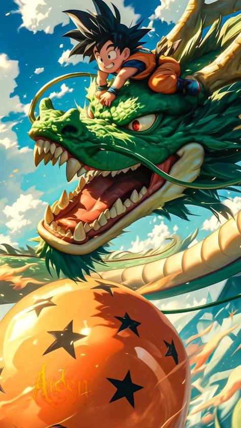 Animated God Wallpapers, Sheng Long, Dragon Ball Z Iphone Wallpaper, Image Dbz, Kid Goku, Dragon Ball Wallpaper Iphone, Goku Wallpaper, Dragon Ball Painting, Dragon Ball Super Wallpapers