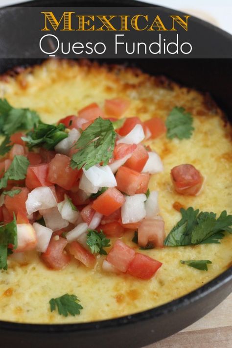 Mexican Queso Fundido Recipe Mexican Queso Fundido Recipe, Authentic Mexican Queso, Quest Fundido, Skillet Queso Recipe, Chorizo Dip Queso Fundido, Queso Fundido With Chorizo Pioneer Woman, Mexican Queso, Queso Fundido Recipe, Fundido Recipe