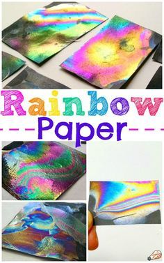 Rainbow Paper Craft, Steam Art, Make A Rainbow, Science Crafts, Science Activity, Kid Experiments, Project For Kids, Rainbow Paper, Teaching Children