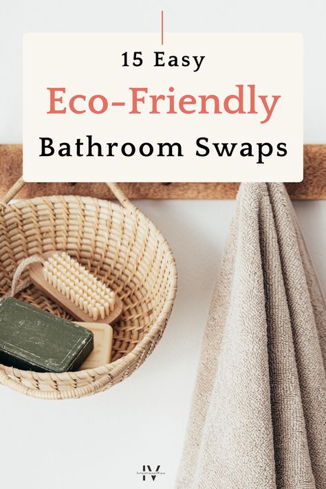 Transform your bathroom with these tried-and-tested non-toxic, cruelty-free, and eco-friendly swaps! Discover easy changes that make a big impact, from zero-waste essentials to natural materials and animal-friendly ingredients. 🌿🐰 Going Plastic Free, Eco Friendly Organization, Plastic Free Bathroom, Eco Swaps, Eco Friendly Bathroom, Homemade Bathroom Cleaner, Eco Friendly Swaps, Crunchy Life, Zero Waste Bathroom