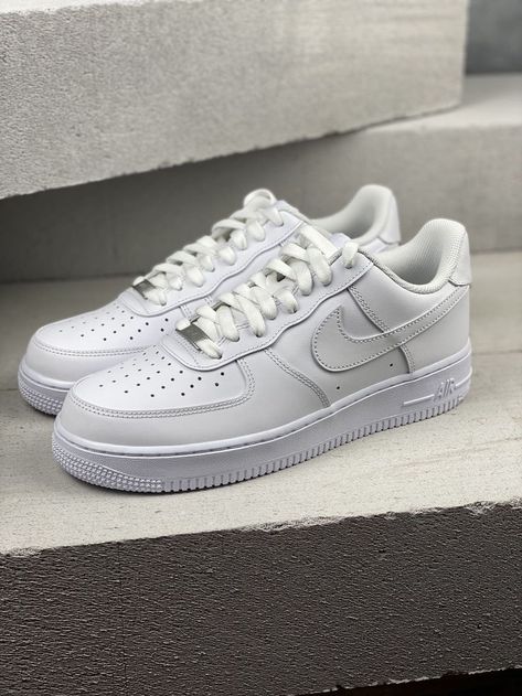 Air Force 1 All White, Nike Air Force One, Air Force One, Force One, White Nike, One 1, All White, Air Force 1, Nike Air Force