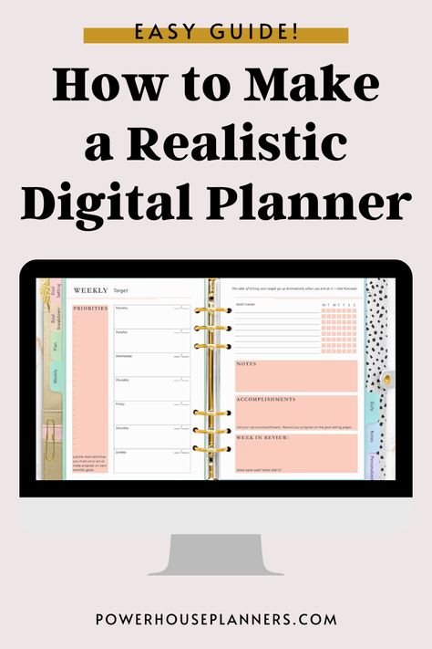 Digital Planner Tutorial Canva, How To Make Your Own Digital Planner, Creating Digital Planner, Digital Planner Tips, Digital Planner Inspiration Layout, Digital Planner Pages Ideas, How To Create Digital Planner With Canva, Digital Planner Layouts, Digital Planner Etsy