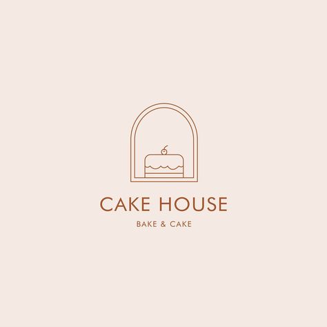 Pastry Logos Ideas, Logo Design For Bakery Shop, Logo Design For Sweets, Baked Logo Design, Cakery Logo Design Ideas, Logo For Cake Shop, Cupcake Logo Design Graphics, Design Bakery Logo, Logo Design Bakery Ideas