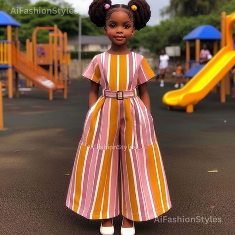 AiFashion Design on Instagram: "Forward these styles to a friend who loves to lift her child's spirit with the right outfit.💖💫 . . . #fashion #aifashionstyles #aifashiondesign #childrenillustration #childrenweardesigner" Material Style For Kids, Kids Styles Dress, Kids African Outfits Girls Ankara, Children African Dresses, Dress Design For Kids Girl, African Children Dress Designs, Children Outfits Girls Fashion, Dress Styles For Kids, Kids Style Outfits