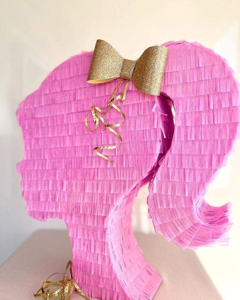 Barbie Birthday Party Pinata, Barbie's Birthday Party, Barbie Bday Decor, Barbie Birthday Pinata, Pink Barbie Party Ideas, Barbie Bday Theme, Barbie Birthday Theme Decoration, 4th Birthday Barbie Party Decor, Barbie Party 5th Birthday