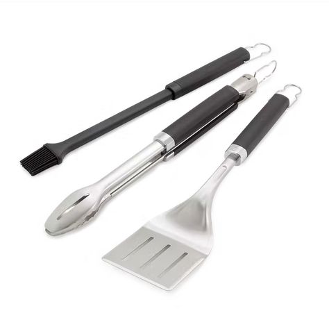 Barbecue Tools & Sets | Weber® Official Grilling Essentials, Grill Tools, Basting Brush, Backyard Grilling, Basting Brushes, Camping Grill, Weber Grill, Grill Set, Barbecue Tools