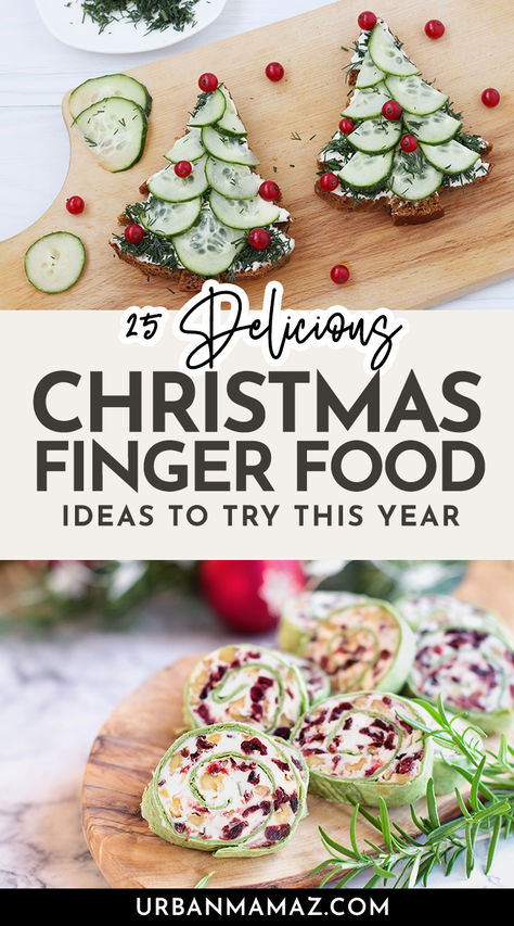 Christmas Finger Food Ideas Finger Christmas Food, Lunch Christmas Party Food, Christmas Appy Night, Appetizer Christmas Eve, Christmas Party Orderves, Christmas Easy Lunch Ideas, Easy Xmas Lunch Ideas, Cold Christmas Starters, Christmas Party Ideas Food Appetizers