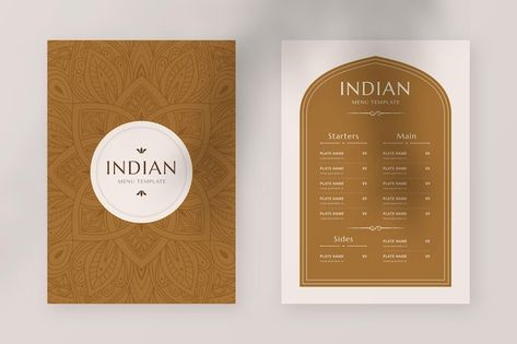 Indian Menu Design, Menu Cover Design, Restaurant Card, Craft Beer Packaging, Cafe Menu Design, Menu Card Design, Graphic Design Portfolio Layout, Pizza Art, Restaurant Menu Template