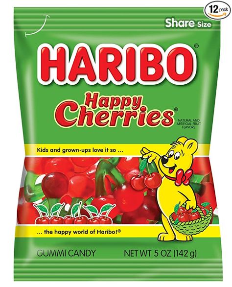 Gummi Candy, Haribo Candy, Artificial Fruit, Cherry Candy, Sour Candy, Cherry Flavor, Ice Cream Sundae, Fruit Flavored, Eat Right