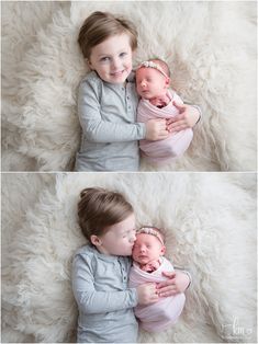 big brother and newborn baby sister - sibling poses Newborn Family Pictures, Newborn Sibling, Foto Newborn, Newborn Photography Boy, Sibling Poses, Sibling Photography, Sibling Photos, Big Brothers, Newborn Pics