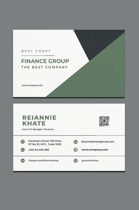 Corporate Name Card Design, Finance Business Card Design, Business Card Design Corporate, Professional Card Design, Financial Business Card, Visitcard Ideas, Finance Business Card, Business Card Corporate, Corporate Visiting Card