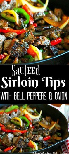 Onion Steak, Sirloin Recipes, Sirloin Tip Steak, Sirloin Steak Recipes, Beef Tip Recipes, Steak Tips, Sirloin Tips, Grilled Steak Recipes, Beef Tips