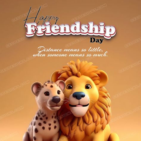 Happy Friendship Day poster featuring 3D cartoon animals and friendship quote wallpaper Friendship Day Poster, Friendship Day Wallpaper, Cute Friendship, Poster Images, International Friendship Day, Creative Branding Design, Friendship Quote, Day Wallpaper, Warriors Wallpaper