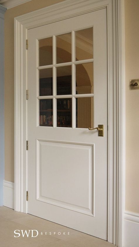 Wooden Doors Exterior, Exterior Wooden Doors, Wooden Door Lock, Wooden Glass Door, Wooden Window Design, White Wooden Doors, External Wooden Doors, White Internal Doors, Internal Wooden Doors