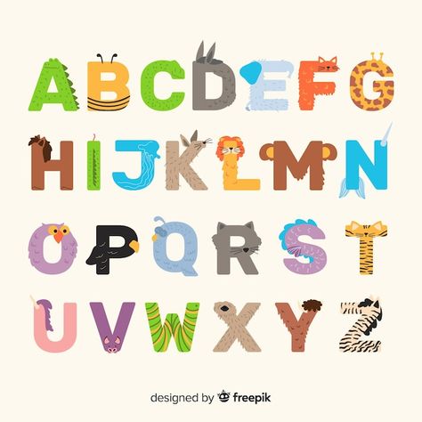 Adjective Words, Animal Alphabet Letters, Nature Font, Handwriting Practice Worksheets, Comic Font, Opposite Words, Alphabet Tracing Worksheets, Font Alphabet, Animal Letters