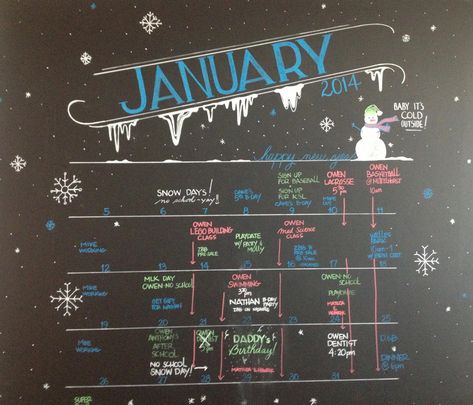 January White Board Calendar, January Dry Erase Calendar Ideas, January Chalk Calendar, January Whiteboard Calendar, January Whiteboard Calendar Ideas, January Chalkboard Calendar Ideas, January Chalkboard Calendar, Chalk Calendar Ideas, January Chalkboard Ideas