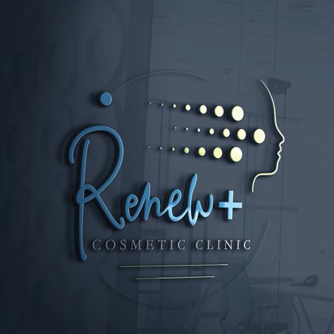 Cosmetic Clinic Logo, Dermatology Logo, Medical Clinic Logo, Medical Clinic Design, Skin Logo, Dental Logo Design, Skin And Hair Clinic, Logo Branding Design, Clinic Logo