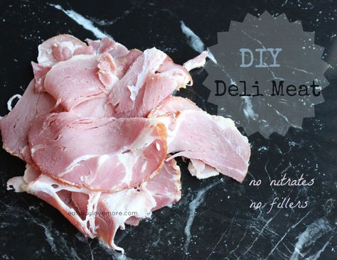 DIY Deli Meat - No nitrates, No fillers Diy Deli Meat, Homemade Deli Meat, Diy Deli, Deli Meat Recipes, Eat Play Love, Meat Slicer, Lunch Meat Recipes, Summer Sausage, Homemade Lunch