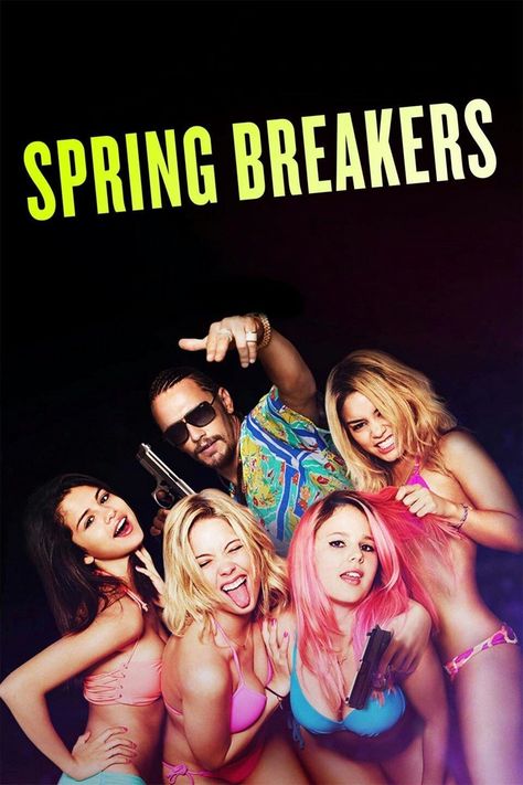 Spring Breakers Poster, Spring Breakers Film, Spring Breakers Costume, Spring Break Movie, Harmony Korine, Animated Movie Posters, Custom Lighters, Girly Pop, Duo Halloween Costumes