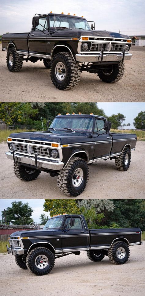 Vintage Trucks For Sale, Ford Trucks For Sale, 1979 Ford Truck, Best Pickup Truck, Big Ford Trucks, Trucks Lifted Diesel, Trucks Ford, Ranger Truck, Built Ford Tough