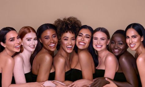 Huda Beauty #FauxFilter Foundation Swatches Are Finally Here With An All-Inclusive Shade Range Beauty Campaign, Foundation Swatches, Diverse Beauty, Huda Kattan, Business Photoshoot, Photoshoot Makeup, Beauty Photoshoot, Beauty Shoot, One Year Ago