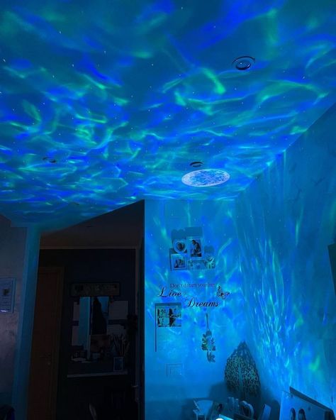 Space With Astronaut, Sensory Bedroom, Projector In Bedroom, Galaxy Room, Led Projector Lights, Room Wishlist, Star Projector Light, Childrens Night Light, Nebula Galaxy