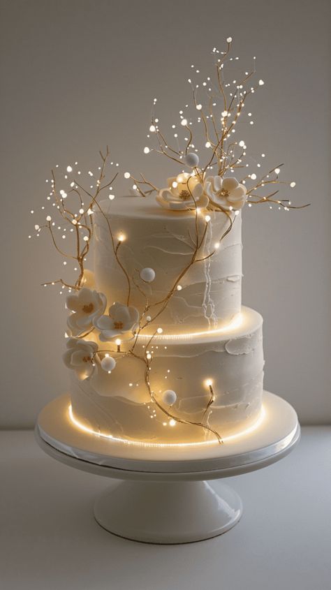 Birthday Wedding Cake, Wedding Cakes Harry Potter, Wedding Birthday Cake, Purple And Gold Wedding Cakes Elegant, Simple Wedding Cake Decor, How We Wonder What You Are Cake, Wedding Cake Farmhouse, Wedding Cake With Fairy Lights, Wedding Cake Creative