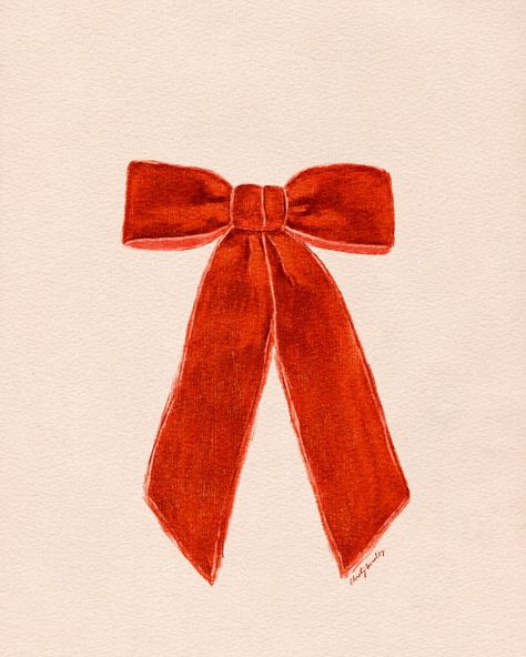 I just adore velvet bows. All of them. They deserve a spot on your wall. Looks darling in a little (or big) girls room! Christmas Wall Prints Aesthetic, Red And Grey Paintings, Wall Decor Photos Aesthetic, Dorm Wall Posters, Christmas Prints Aesthetic, Red Prints Aesthetic, Better Canvas Themes, Christmas Bow Painting, Aesthetic Christmas Prints