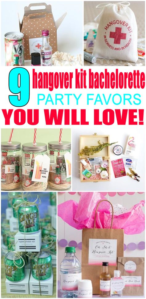 Hangover Kit Bachelorette Party Favors Survival Kit Gifts Bachelorette Parties, Bridesmaid Recovery Kit, Bachelorette Party Gift Bags For Guests, Bachelorette Survival Kit Ideas, Bachelorette Party Favors Cricut, Hang Over Kit Ideas Diy, Gift Bags Bachelorette Party, Diy Hangover Kit Birthday, Recovery Bags Hangover Kits