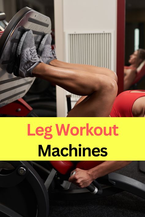 These are the most effective gym exercise machines for legs that will get you the shape you always wanted. Gym Equipment Leg Workout, Leg Machines At Gym Workout Routines, Leg Press Machine Workout, Inner Thigh Fat Workout Gym Machine, Leg Workout On Machine, Leg And Back Workout Gym, Inner Thigh Exercises Gym, Machine Leg Workout, Leg Workout With Machines Gym