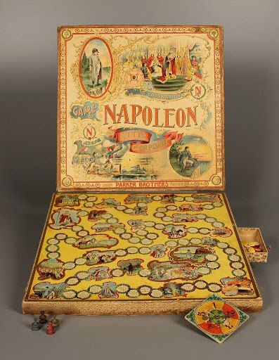 Board game:Game of Napoleon: The Little Corporal - Parker Brothers — Google Arts & Culture Board Game Room, Victorian Toys, Old Board Games, Board Game Design, Vintage Board Games, Game Boards, Toys Dolls, Games Box, Mood Board Design