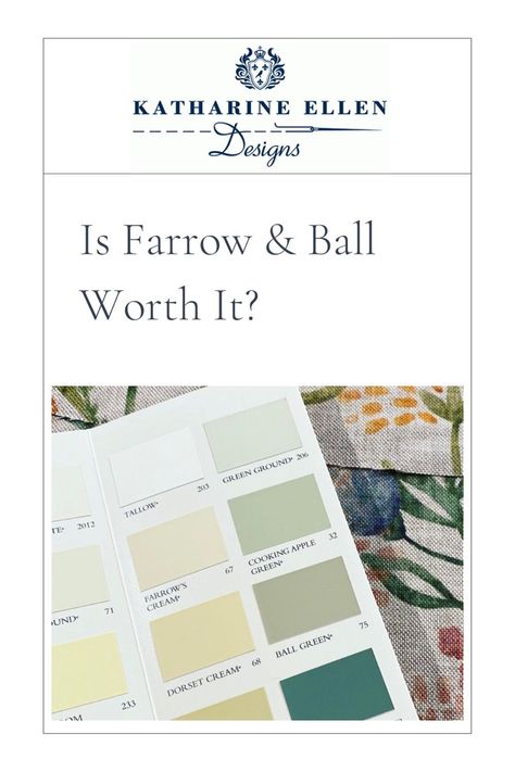 Is Farrow & Ball Worth It? Katharine Ellen Designs Farrow And Ball Paint Colors, Farrow & Ball Wallpaper, Choosing Paint Colours, Choosing Paint, Metallic Pattern, Green Ground, Farrow And Ball Paint, Farrow And Ball, Pigment Coloring