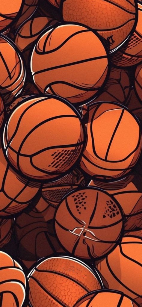 Basketball Iphone Wallpaper, Potential Wallpaper, Cool Basketball Wallpapers, Basketball Aesthetic, Basketball Pattern, Cool Basketball, Basketball Background, Cool Nike Wallpapers, Background Phone