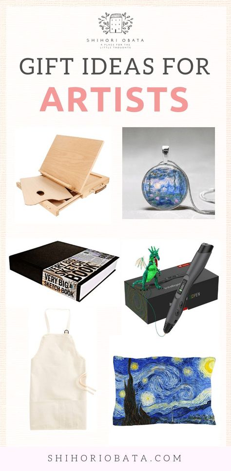 Gift Ideas for Artists: Find the perfect gift for the artist in your life with this ultimate creative gift guide. #artist #artisttips // Gifts for artists, gifts for creatives, artsy gifts, art supply gifts, art gift, art gift guide Gift Ideas For Artists, 15 Gift Ideas, Artsy Gifts, Gifts For Artists, Art Supplies Gift, Artsy Gift, 15 Gifts, Art Supply, Artist Gifts