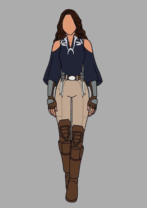 Starwars Clothing Concept Art, Star Wars Outfit Concept Art, Woman Jedi Outfit, Jedi Drawing Poses, Drawing Reference Clothes Female, Star Wars Dresses Inspired Outfits, Fantasy Inspired Outfits Modern, Ashoka Outfit, Female Hunter Outfit