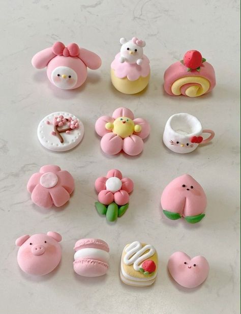 From Clay to Magnets: Creative Air Dry Clay Projects for Your Home Cute Air Dry Clay Ideas Kawaii, Molding Clay Ideas Easy, Clay Kawaii Ideas, Kawaii Air Dry Clay Ideas, Clay Crafts Air Dry Ideas Cute, Clay Crafts Air Dry Ideas Easy, Clay Crafts Air Dry Ideas, Kawaii Clay Ideas, Foam Clay Crafts