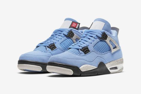 Why Are Jordan 4 UNC’s So Expensive? Air Jordan 4 University Blue, Jordan 4 University Blue, Air Jordan Retro 4, Jordan 4’s, Basketball Shoes For Men, Nike Air Jordan 4, Jordan Retro 4, Dr Shoes, Jordan Model