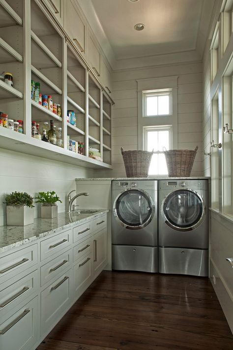 Mudroom Floor Plan, Pantry Laundry Room Combo, Apartment Laundry, Laundry Room Pantry, Laundry Pantry, Laundy Room, Pantry Inspiration, Mudroom Flooring, Pantry Laundry Room