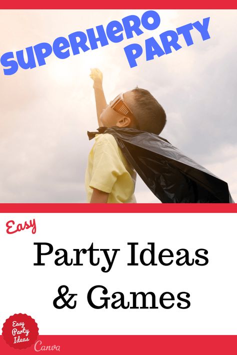 Superhero Games For Kids, Superhero Party Activities, Superhero Birthday Party Games, Superhero Party Ideas, Super Hero Training, Superhero Camp, Paty Ideas, Superhero Party Games, Super Hero Games